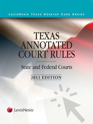 cover image of Texas Annotated Court Rules